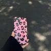 Pink Art Leopard Silicone Soft Imd Ins Phone Case For Iphone 11 12 Pro Max 14 Plus 13 Promax Cartoon Shockproof Back Shell Capa