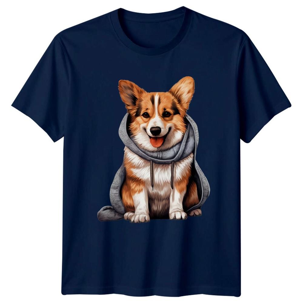 Corgi Dog Hoodie Dogs Animals Unisexs TShirt Unisexs Tee Graphic Unisex Top