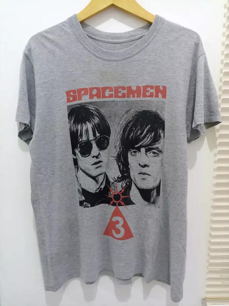 Spacemen 3 Rock Band Member Gray T Shirt Full Size S-5XL Unisex T-Shirt L