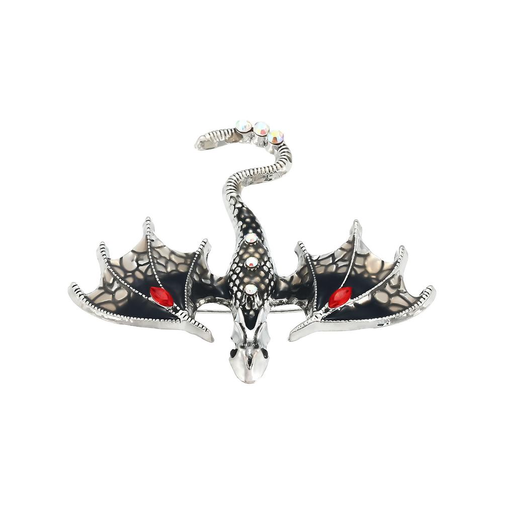 Personalized Animal Brooch Vintage Oil Dripping Dragon Accessories Brooch Pin