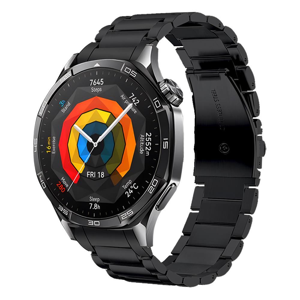 Náramek bez mezer Pro HUAWEI WATCH GT 5 46mm Kovový pásek z nerezové oceli Pro HUAWEI GT5 Řemínek Příslušenství k řemínku