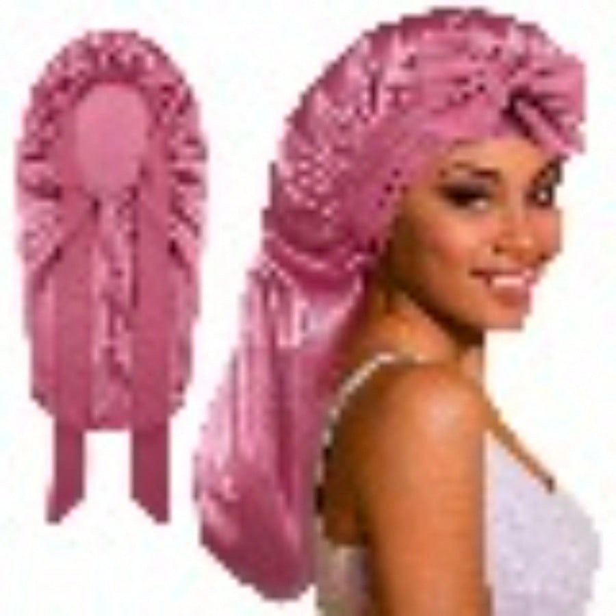 Silk Sleep Bonnets For Women, 1PC Satin Night Cap Soft Elastic Band Silk Bonnets For Sleeping Silk Bonnet Satin Bonnet