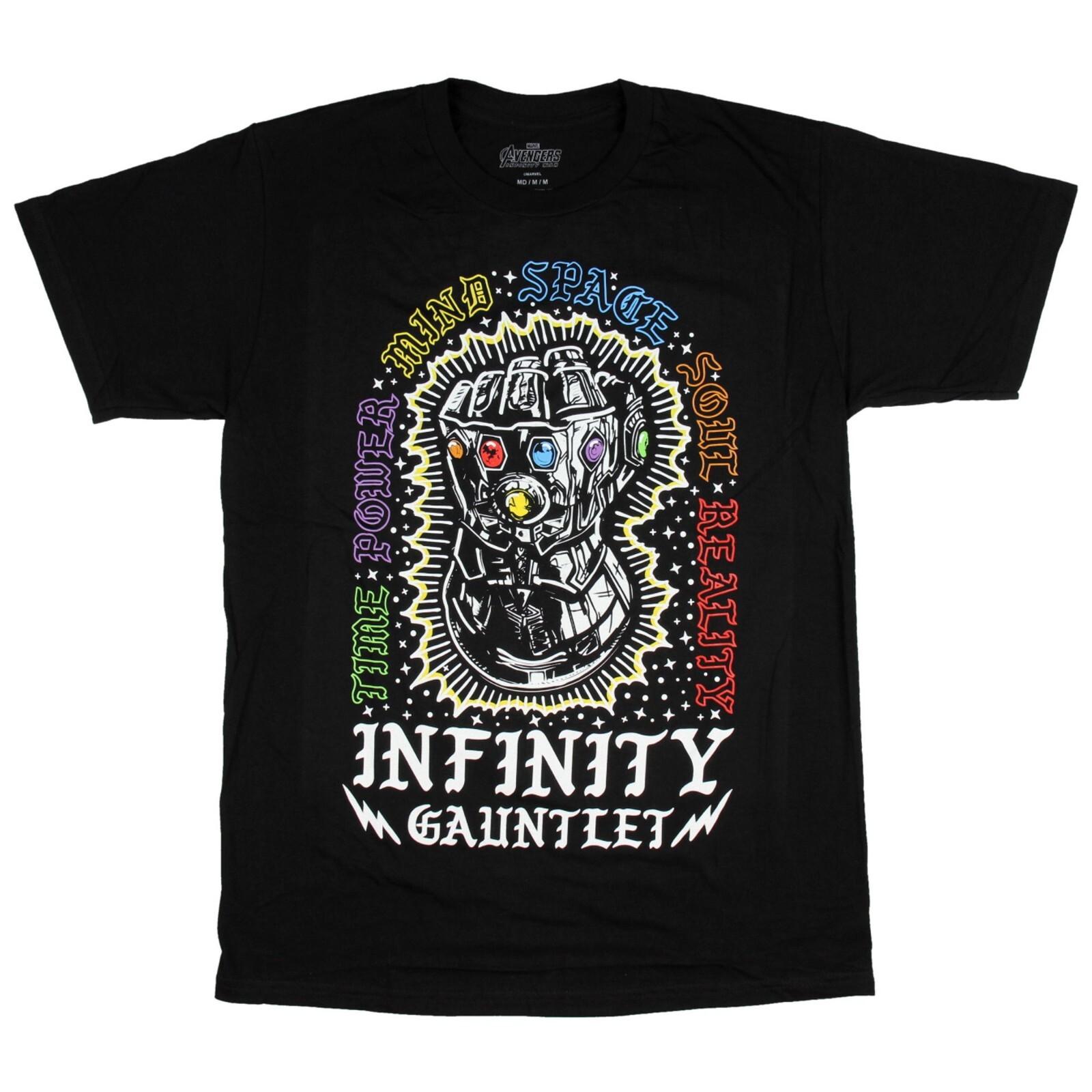 Marvel The Avengers Infinity War Infinite Power Gauntlet Men s T-Shirt NWT M