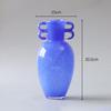 Candy Color Painted Glass Vase Modern Design Plant Pots Desk Decoration Flowers Arrangement Floral Vases Room Aesthetic Decor