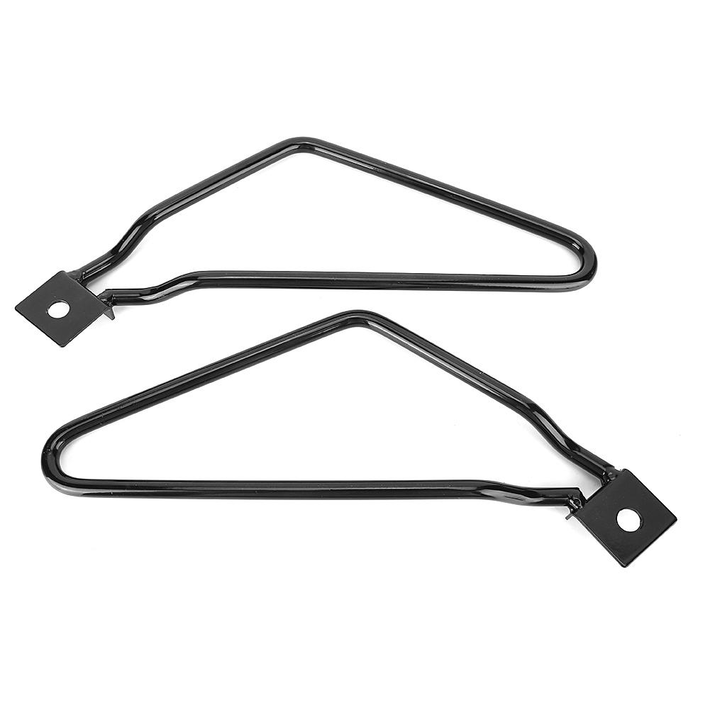 Universal Motorcycle Iron Saddlebag Mount Brackets Support Accessories