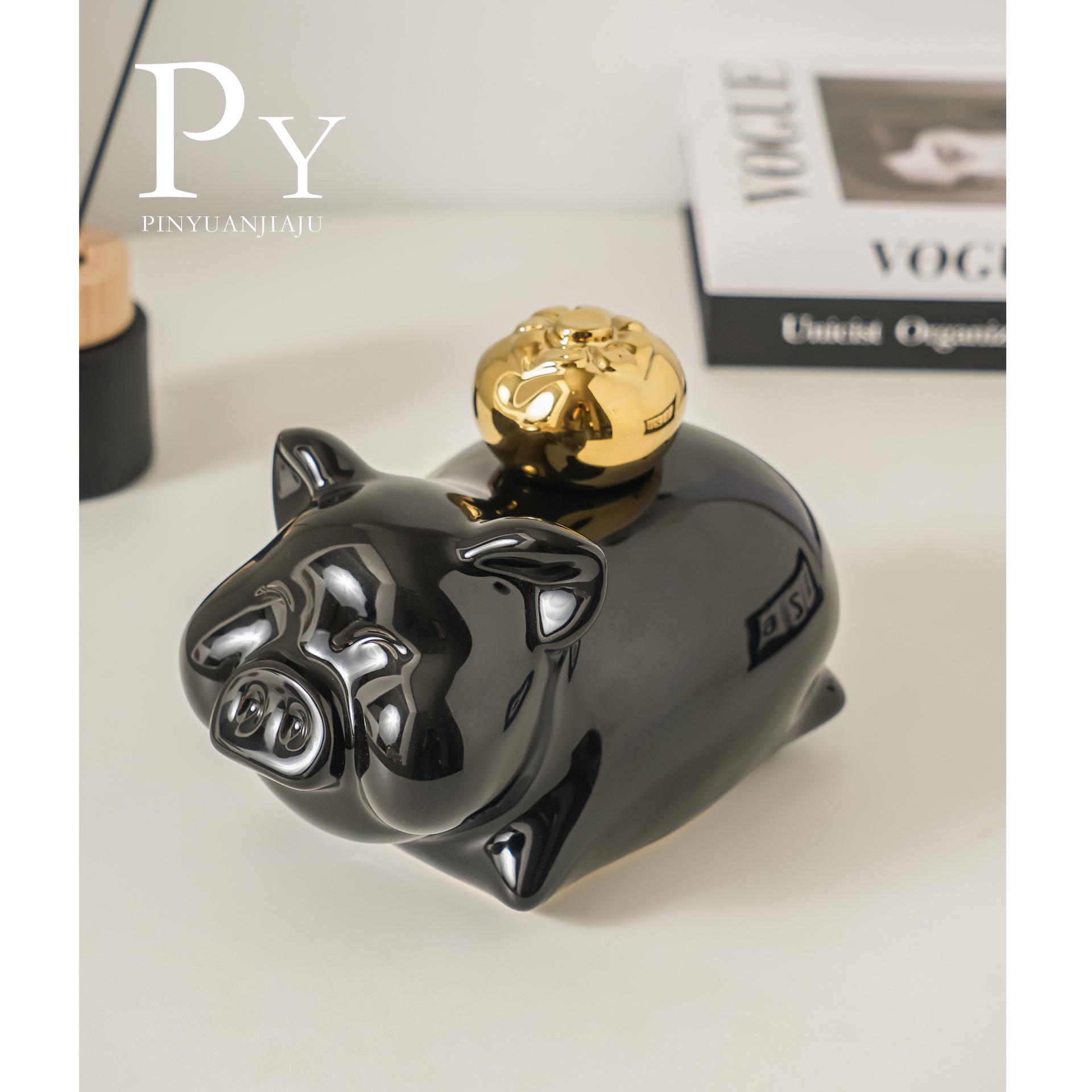 

Благоприятная керамическая копилка-поросенок для прихожей – Креативная копилка для детей