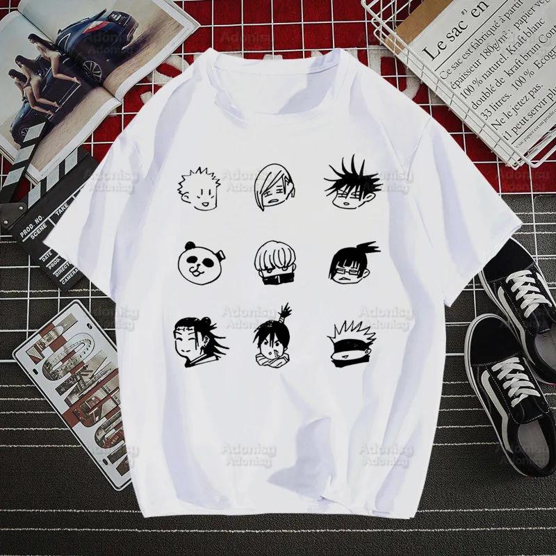 Anime Harajuku men's T-shirt unisex short sleeved T-shirt casual top