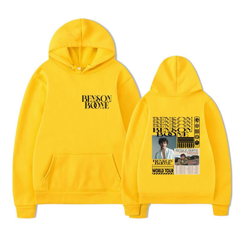 Hooded Sweater Harajuku Funny Benson Boone Sweater, Long Sleeve Men'S And Women'S Pullover