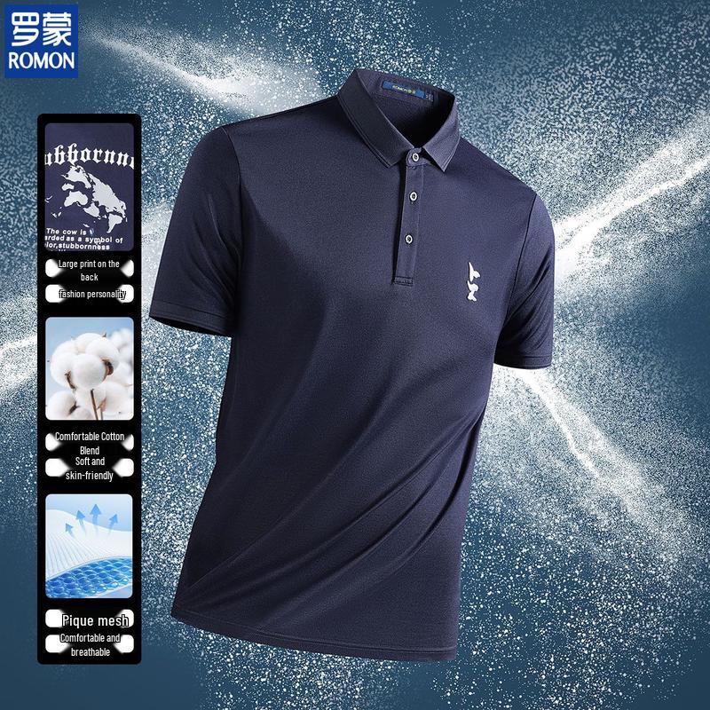 ROMON Men s Quick-Dry Polo Shirt 52