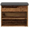 Shoe Bench with Vintage Wood Look 62 x 32 x 50 cm Engineered Wood