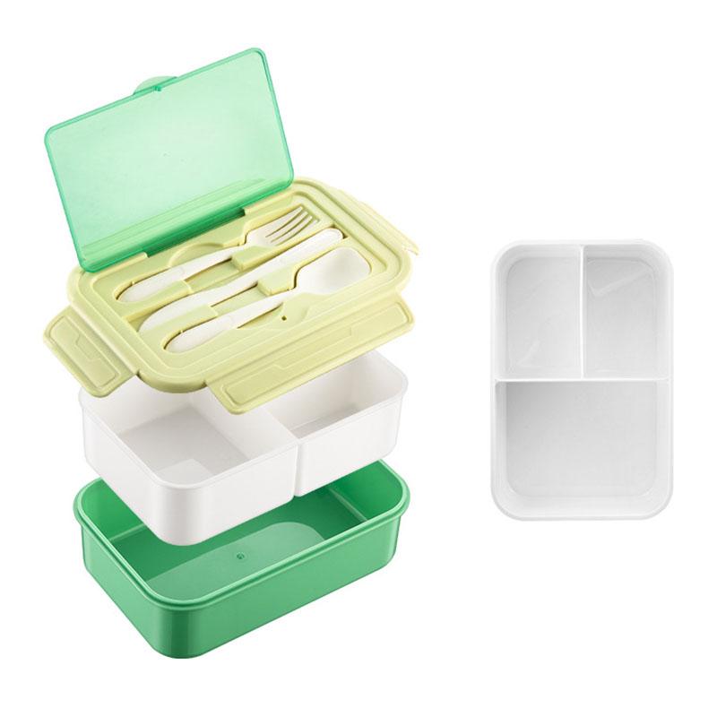 Large Capacity Household Lunch Box - Student Compartment Lunch Box, Fruit Lunch Box, Microwave Heating Compartment Lunch Box