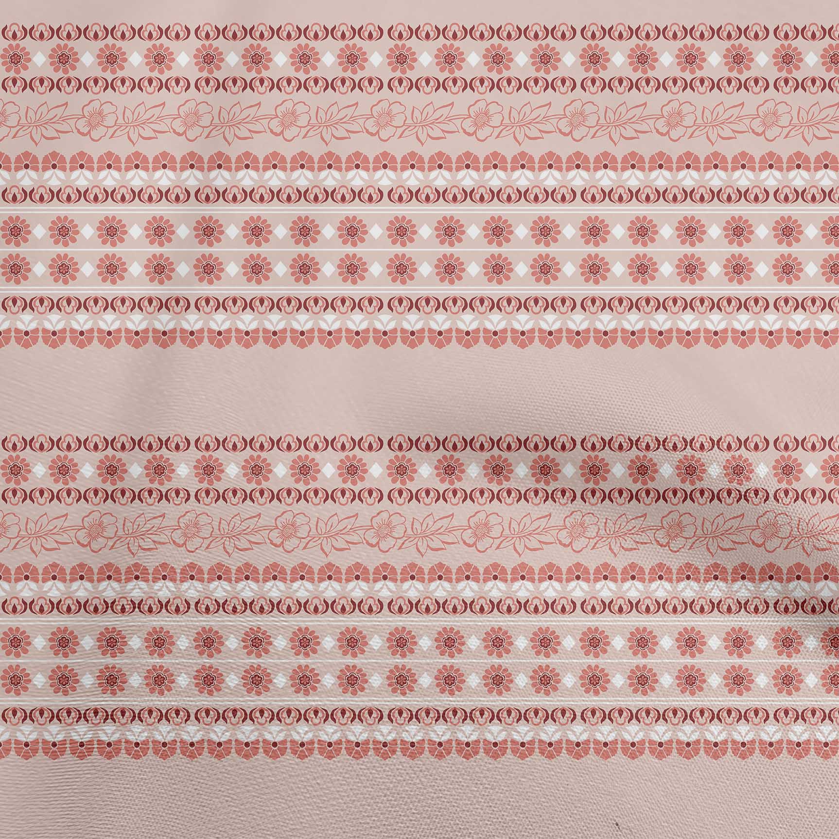 

oneOone Cotton Flex Brown Fabric Asian Floral Block Quilting Supplies Print Sewing Fabric By The Yard 40 Inch 42 Inch Wide - Viscose Chiffon персиковий