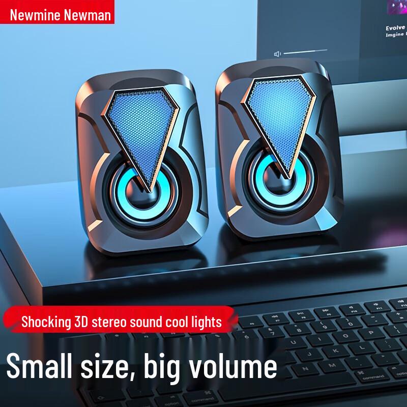 Newmine BT65 Wired Desktop Speaker CN plug (adapter included)