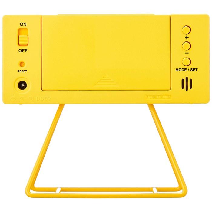Seiko Clock Alarm Clock Digital Mini Timer Clock Yellow SQ815Y