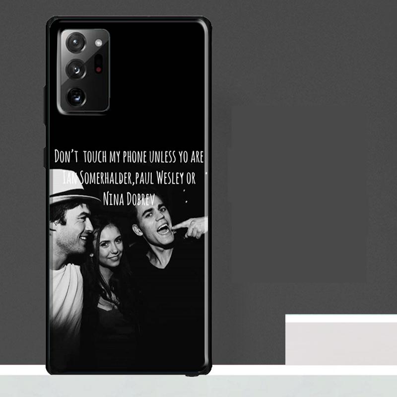 Damon Salvatore Vampire Diaries Case For Samsung Galaxy S25 Ultra S21 S22 S23 S24 Ultra S9 S10 S20 Plus S25 FE Phone Cover