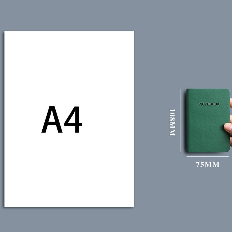 Mini notebook A7 Přenosný kapesní poznámkový blok Memo Diary Plánovač Agenda Kancelář Školní potřeby Jednoduchý mini notebook