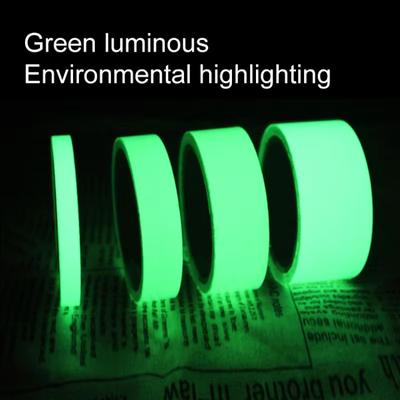 Luminous Tape Stair Fire Warning Stickers Stage Green Fluorescent Anti-collision Warning Sticker Luminescent Tape