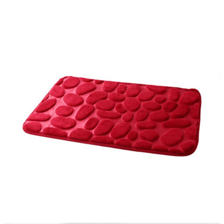 Ultra-absorbent Embossed Polyester Mat For Kitchen And Bathroom Floors