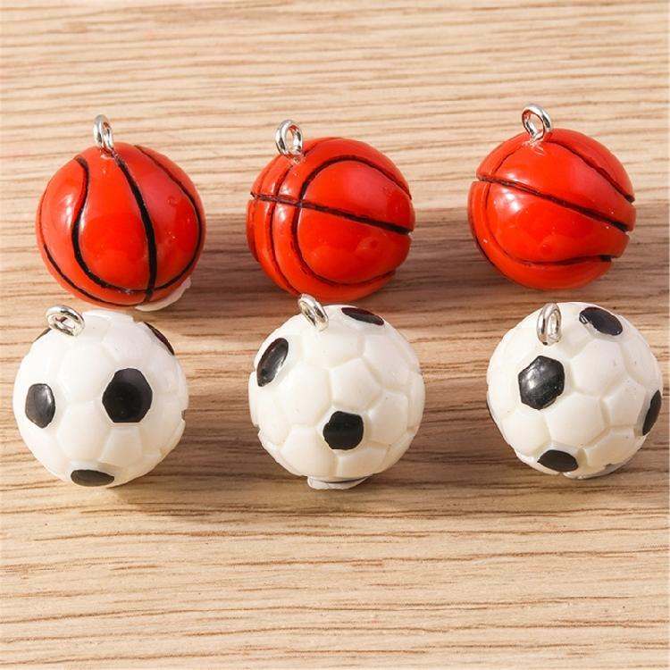 5Pieces Football Pendants Jewelry Making Part Fashion Accessory Perfect for Unique Jewelry Making and Craft Accessories