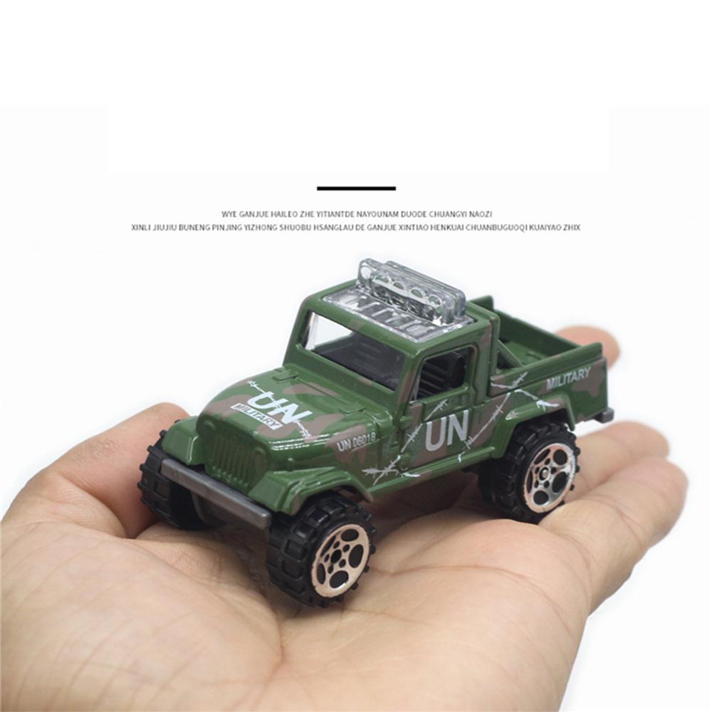 Giocattolo di camioncino in scala 1/64, 4 pezzi, modello di veicolo fuoristrada, giocattolo da corsa realistico in lega per kit di modelli di auto