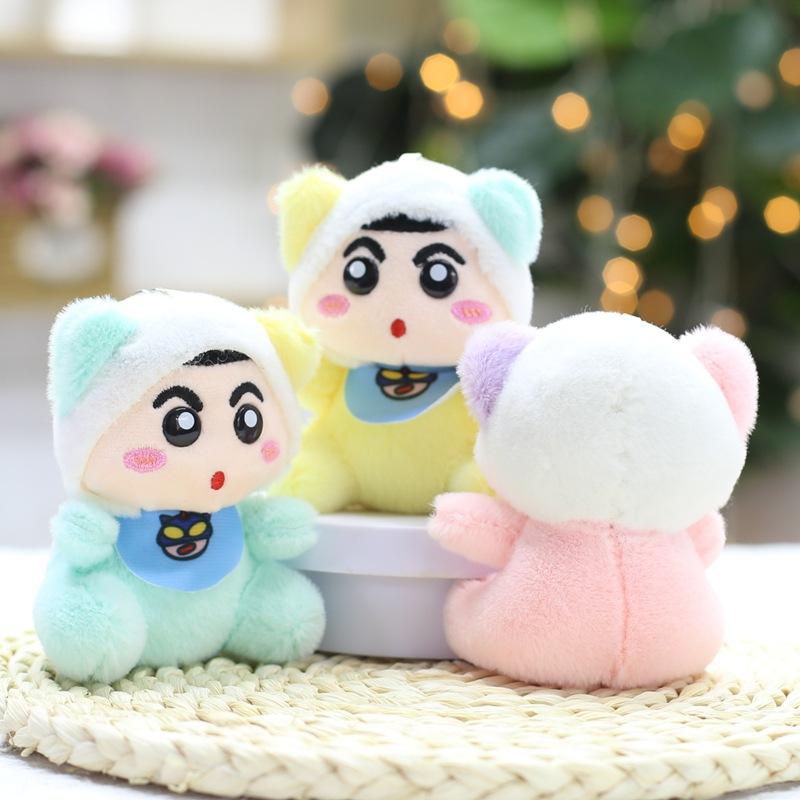 Niedlich Niedlich Bastel Buntstift Shin-chan Anhänger Plüschtier Puppe Tasche Hängedekoration Schlüsselanhänger Puppe
