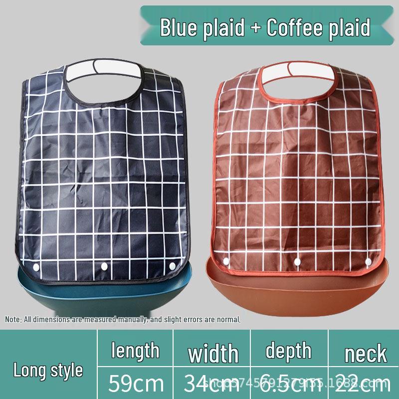 Wasserdichte Esslatz für Erwachsene & Senioren – Große, spezielle Schürzen für Senioren