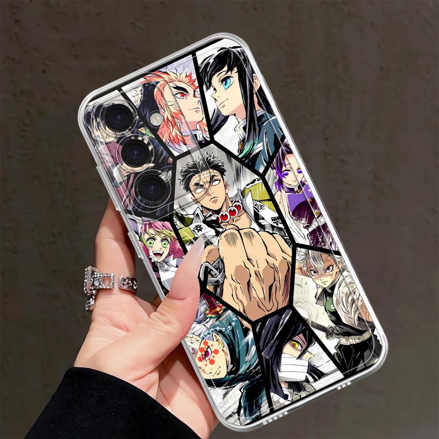 Phone Cover Case for Samsung Galaxy A57 A25 A51 A52 A17 A34 A35 A14 A16 A52 A56 A36 A37 A26 A24 A54 A15 A55 D-Demon S-Slayer