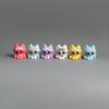 3 Pezzi Mini Gatti in Resina, Gatti in Miniatura Cartoni Animati Modello Animale per Giardino delle Fate, Paesaggio Muschio, Artigianato Terrario Fai-da-te, Decorazione per Torta