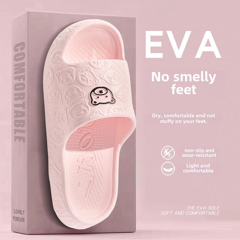 Papuci de femei cu fundul moale nou stil pentru utilizare în interior de vară, sandale antiderapante atât pentru bărbați, cât și pentru femei