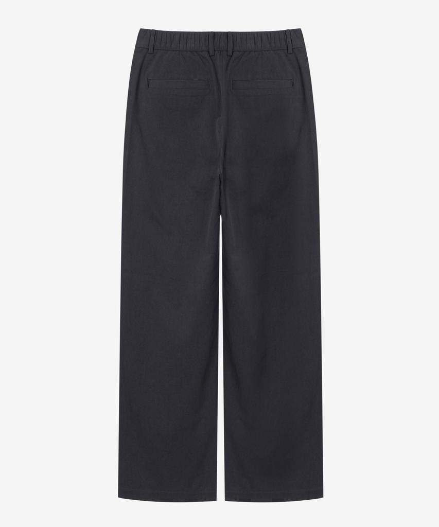 MINDBRIDGE Cotton Wide One-Pleat Elastic Waist Pants - 2 Colors Mypt6152