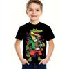 Boys Kids Clothes 3D Print Cartoon Dinosaur Graphic T Shirts