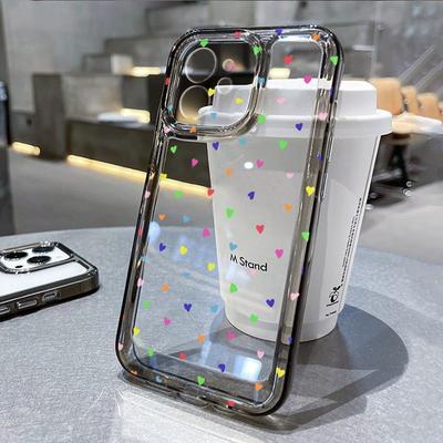 Liebesherz Klare Handyhülle Für iPhone 15 Pro Hülle iPhone 13 11 12 14 16 Pro Max 7 8 Plus XR XS X SE Weiche Stoßfeste Hülle