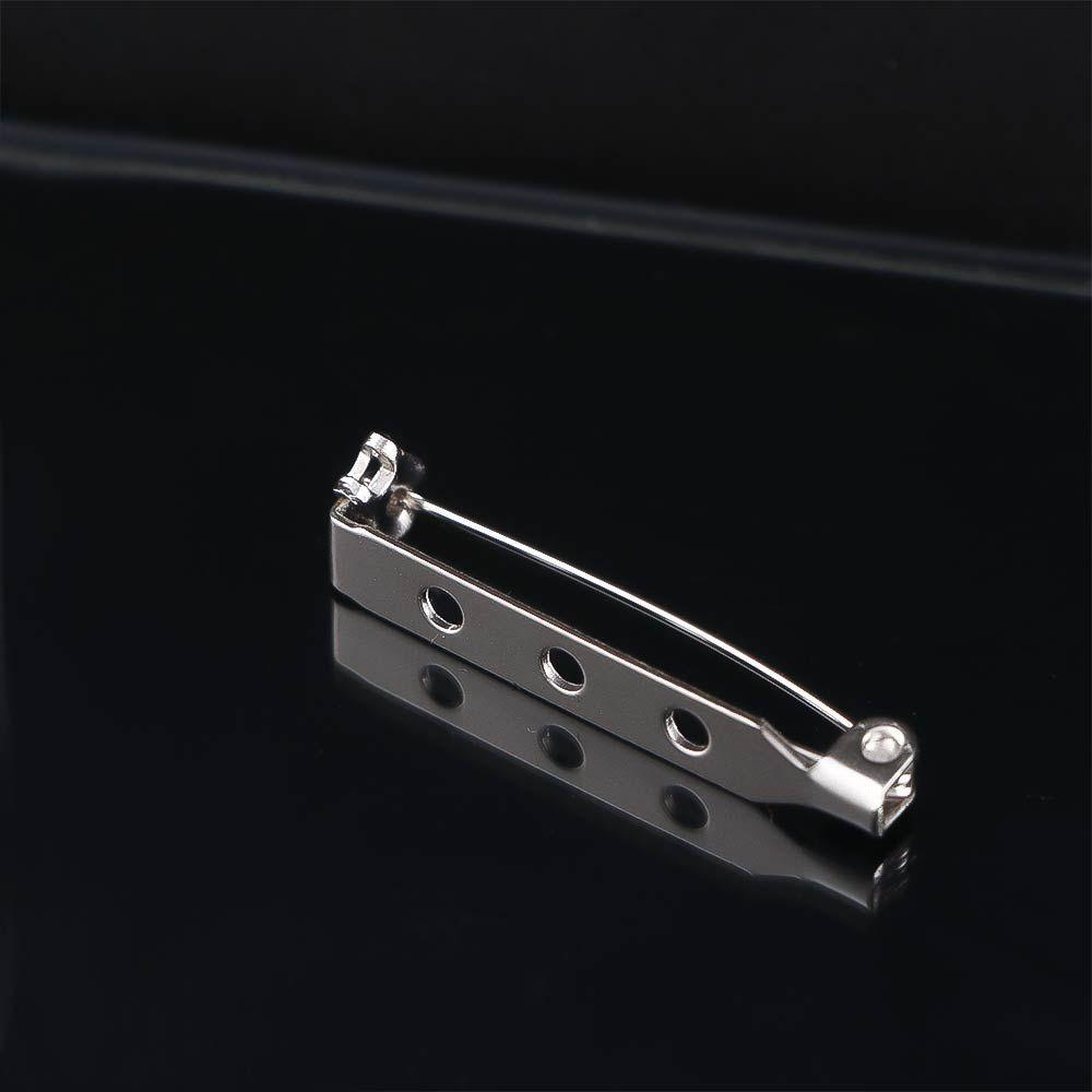 Jewelry Back Bar Badge Holder Brooch Pins Safe Lock Brooch Basic Brooch