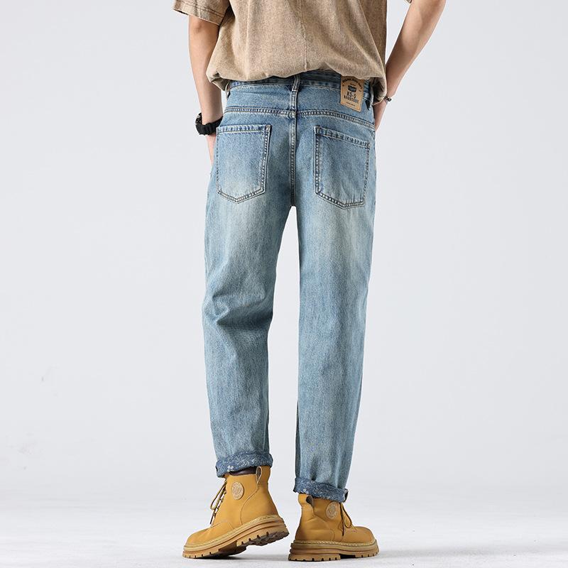Nuovi Jeans Harem Larghi Retro Americani Lavaggio Conico Strappati Lunghi