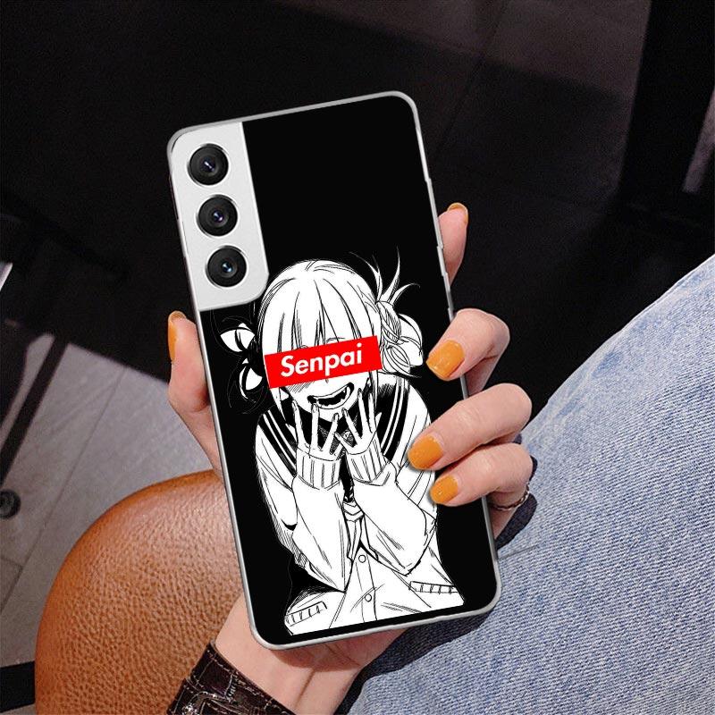Sugoi Senpai Japanese Anime Waifu Phnoe Case for Samsung Galaxy S26 S25 Edge S23 S24 Ultra S22 Plus S21 S20 FE Unique Cover Soft