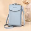 Women Crossbody Phone Bag Small Shoulder Purse Clutch Leather Zipper Handbag Card Holder MIT