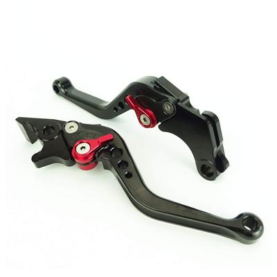 H211 Schwarz Honda Bremskupplungshebel Verstellung Kurz Monkey 125 GROM 400X CBR400R (rot) 6-stufig usw.