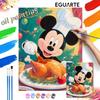 Digital Oil Painting Christmas Turkey Chef Hand Painting Home Decoration Painting
