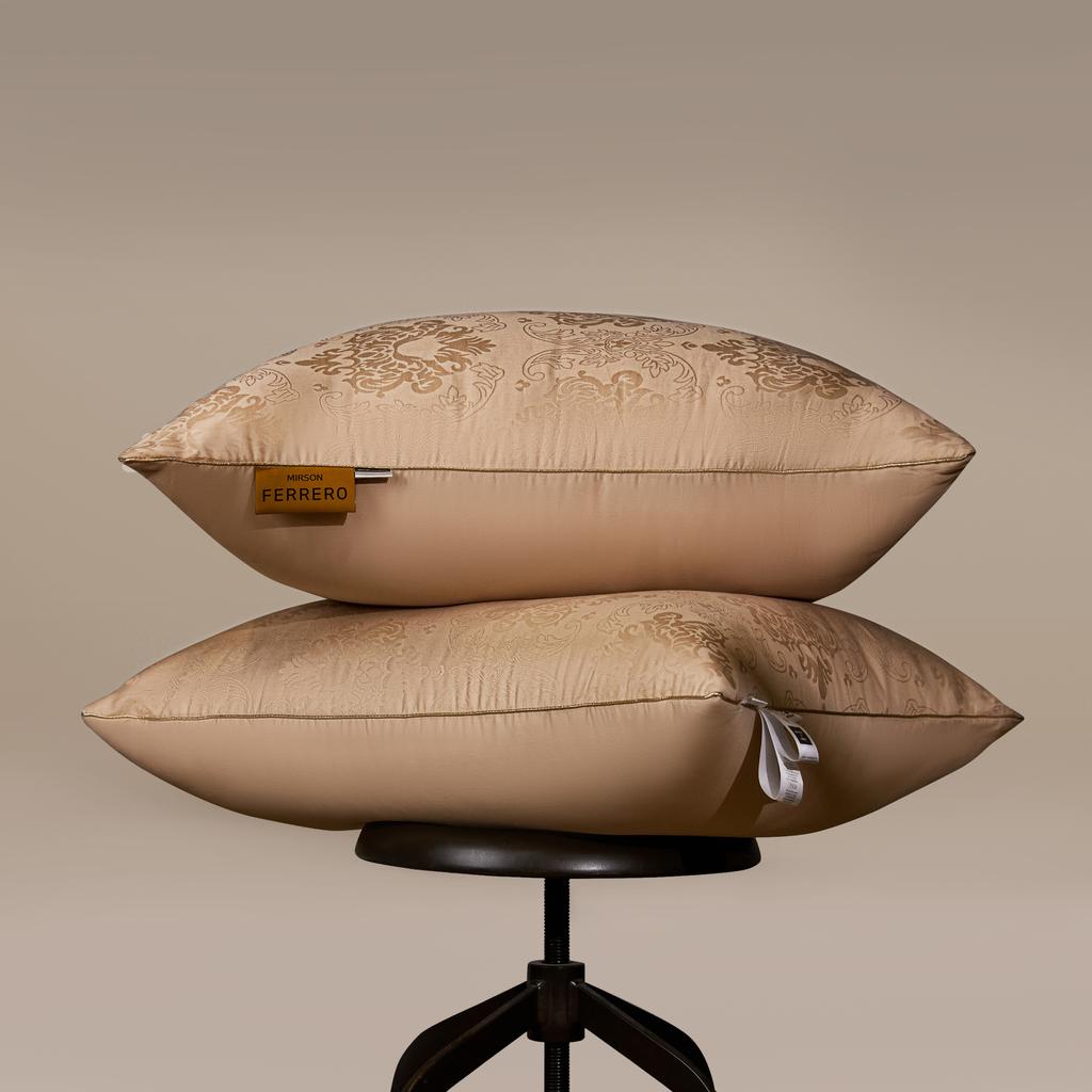 Polyester (Anti-Allergen) Pillow Gold №15-35 100% cotton, 100% polyester filling. Medium.