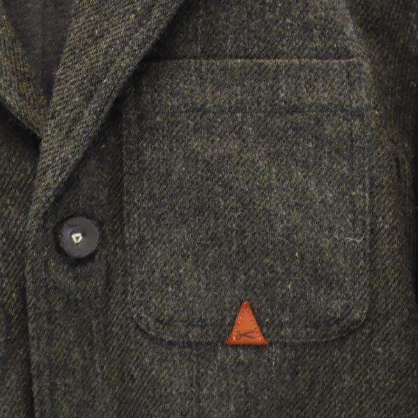 DENHAM 100% wool tailored jacket S Khaki Men's Used