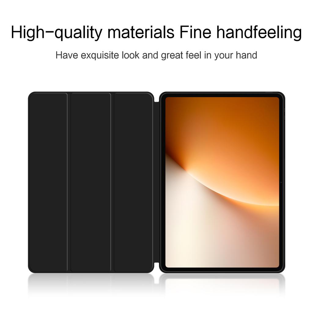 For Honor MagicPad 3 Pro Case PU Leather TPU Back Trifold Stand Tablet Cover