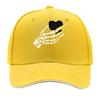 Metal Skeleton Hand Heart Wall Decor Hip Hop Hat Fashion Outdoor Sports Sandwich Baseball Cap