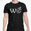 Wanker T Shirt Rude W Anchor Funny Adult Humour Non Swearing Pun Joke  Vintage Washed Versatile Breathable Graphic Slightly