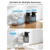 Kitchen 300ml Automatic Liquid Soap Dispenser USB Rechargeable Touchless Hand High Capacity Detergent Bathroom Dispenser