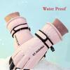 Warm Gloves Women Winter Korean Version Plus Velvet Thick Touch Screen Cycling Type Ski Gloves Men
