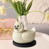 Dog Duck Figurine French Bulldog Corgi Samoyed Dobermann Border Collie Statue Sculpture Home Office Decoration Ornament