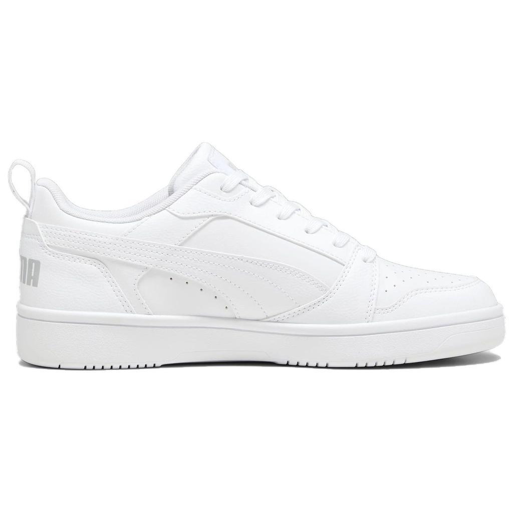 PUMA Rebound V6 Low White Cool Light Grey Unisex 392328-03