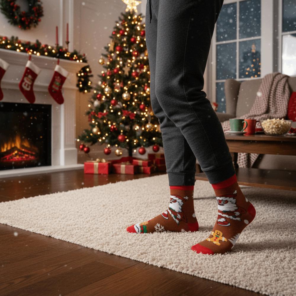 8 Pairs Soft Women Christmas Socks Santa Snowman Elk Comfortable Women Winter Christmas Stockings Xmas Warm Socks