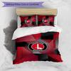 Charlton Athletic FC Set Biancheria da Letto Stampato 3 Pezzi Copripiumino Traspirante con Federe Biancheria da Letto Decorativa per Camera da Letto Casa
