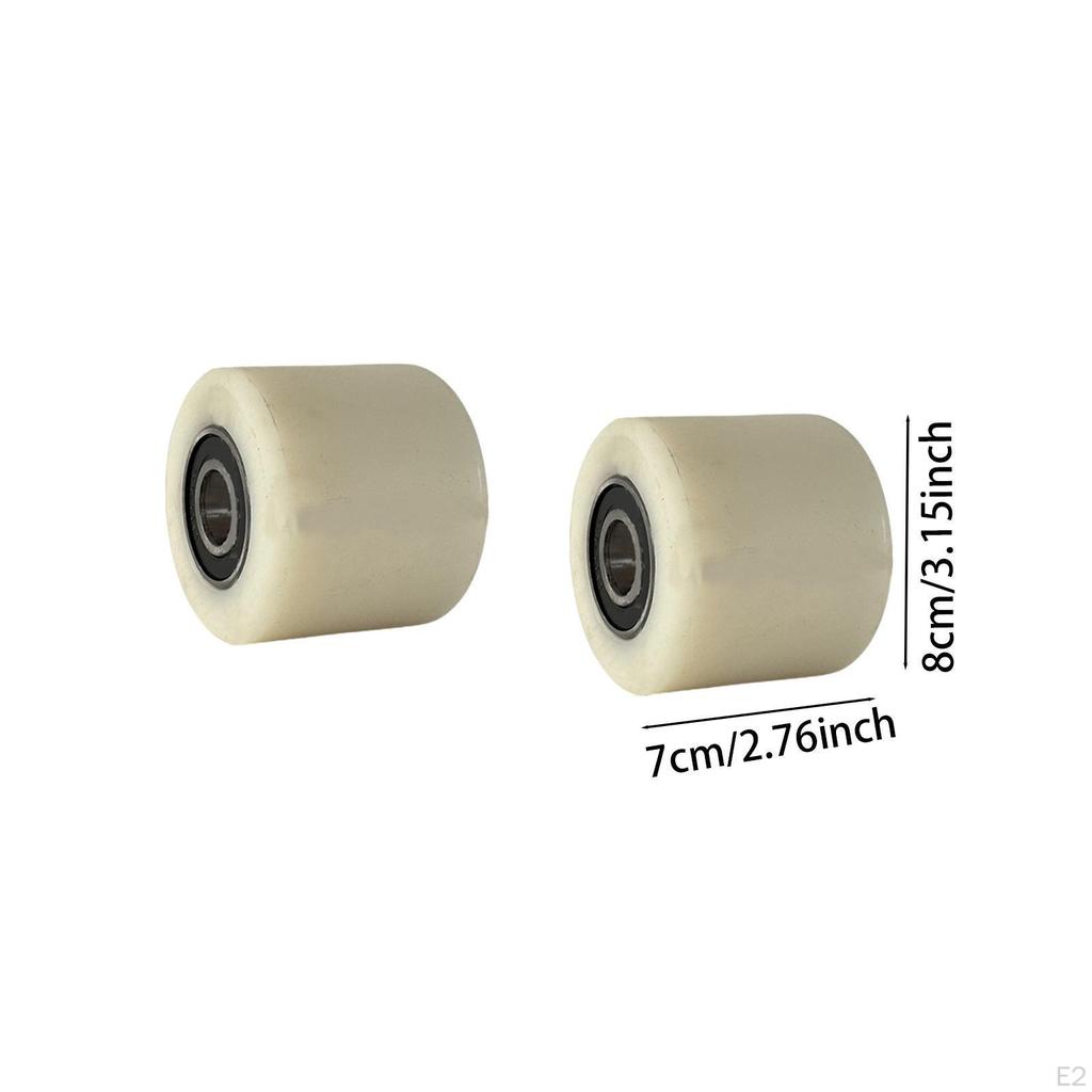 2 Pieces Load Roller Wheel Forklift Wheels Parts Sturdy Professional